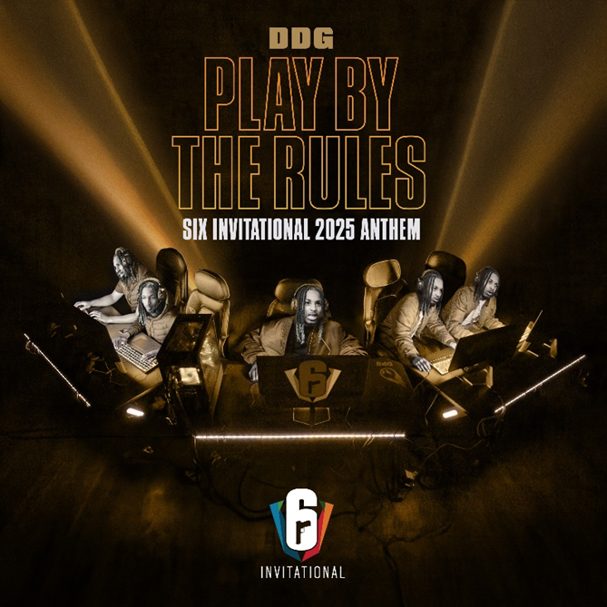 Rapper estadounidense DDG y Ubisoft lanzan colaboración musical "Play By The Rules" en el Six Invitational 2025